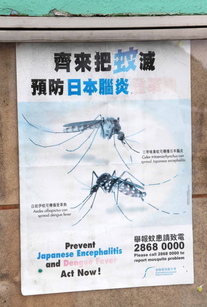 varoitus Dengue-kuumeesta