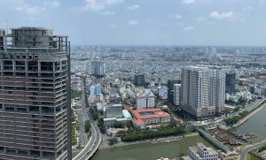 Näkymä Saigon Skydeckiltä