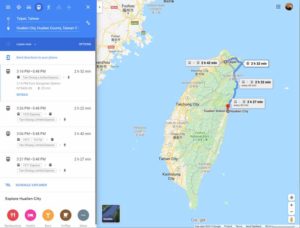 Hualien kartta