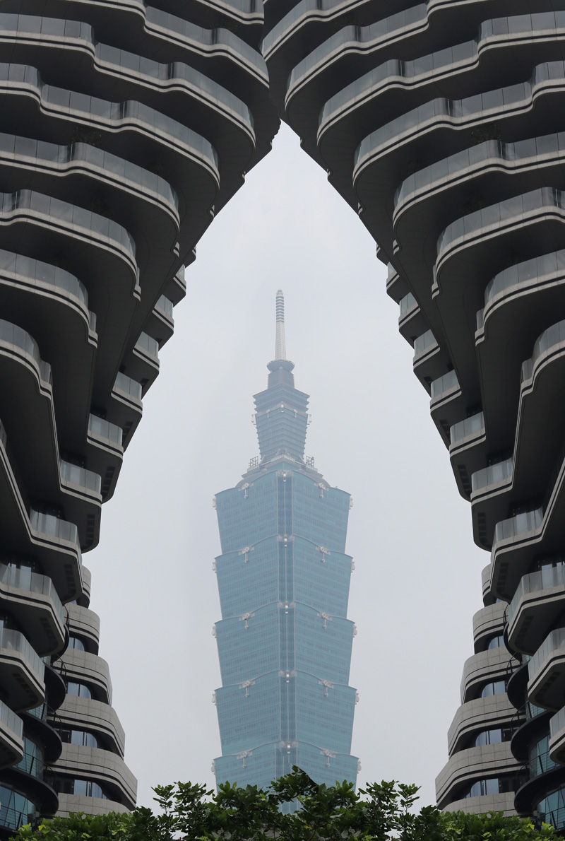 Taipei 101 photoshopattuna