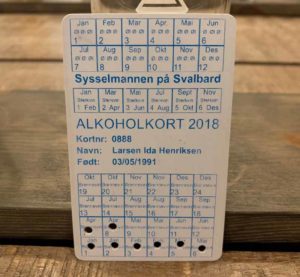 Svalbard Alkoholkortet