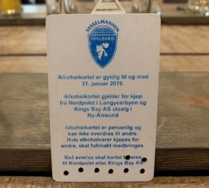 Svalbard Alkoholkortet