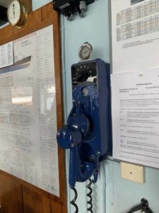 M/S Nordstjernen komentosilta puhelin bridge telephone