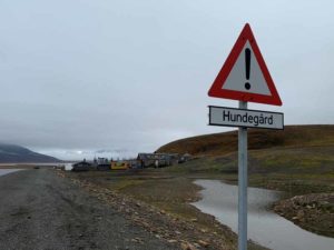koiratarha Longyearbyen hundegård dog yard