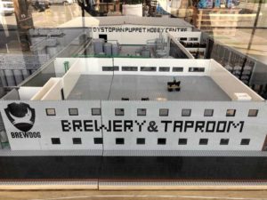 Brewdog brewery lego model