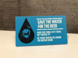 BrewDog save water