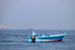 vene Khasab Bay Oman boat