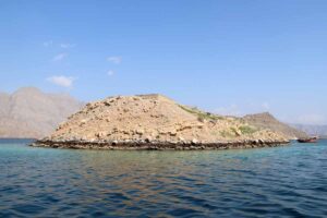 Telegraph Islan Khasab Bay Oman historical site