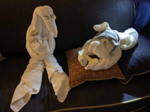 Jewel of the Seas pyyhe eläin koira lintu tipu perhe towel animal family Brewdog