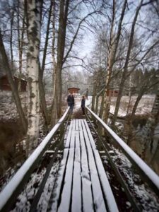 laituri Eräkeskus Metsäkouluntie Liesjärvi Tammela