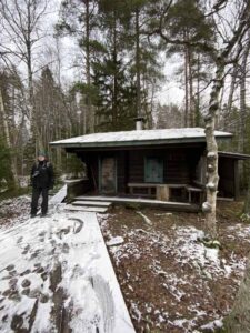 savusauna Ilkka Liesjärven kansallispuisto