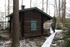 savusauna Erärenki Liesjärven kansallispuisto
