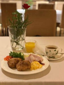 Portaan Nahkurinverstas aamupala aamiainen breakfast