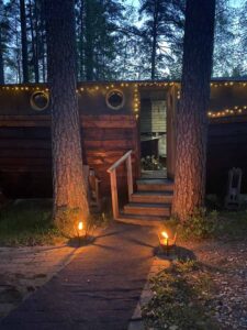 Viikinkisaunan laivasauna saunaelämys