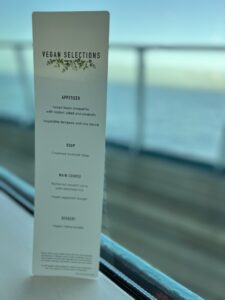 Vegaanimenu Grandeur of the Seasilla