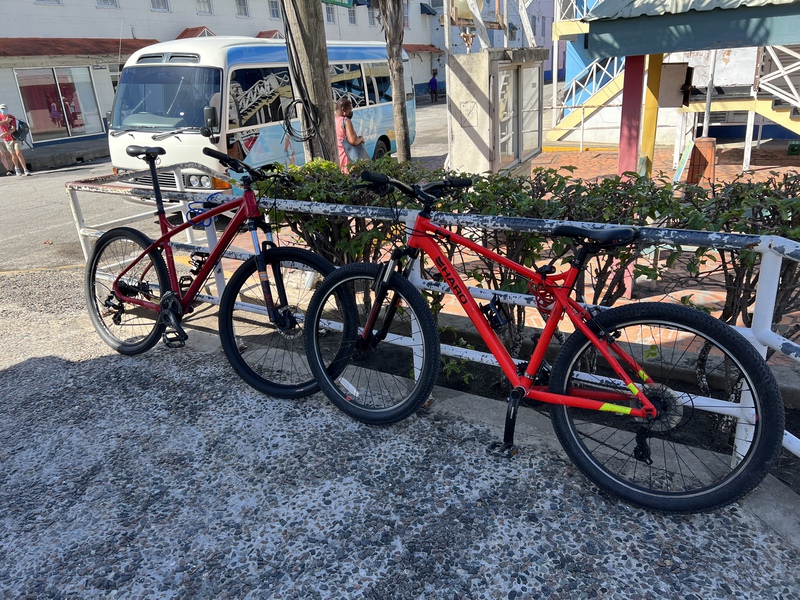 Pyöräparkki Barbadoksen pääkaupungissa