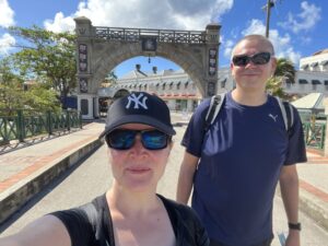 Ne Tammelat Chamberlain Bridgellä Bridgetownissa Barbadoksella
