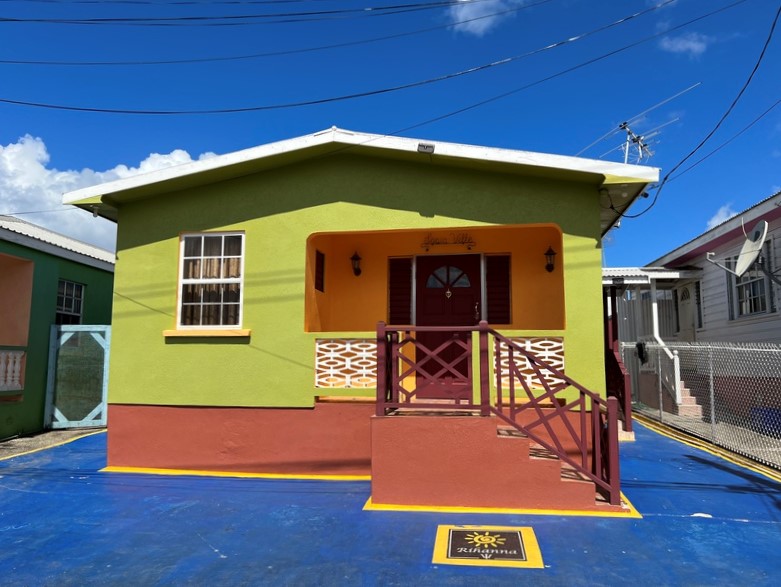 Rihannan kotitalo Bridgetownissa Barbadoksella