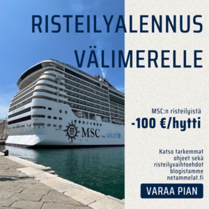Elämys Cruises risteilyalennus