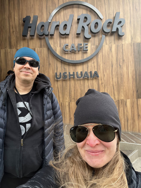 Maailman eteläisin Hard Rock Cafe Ushuaiassa, Argentiinassa