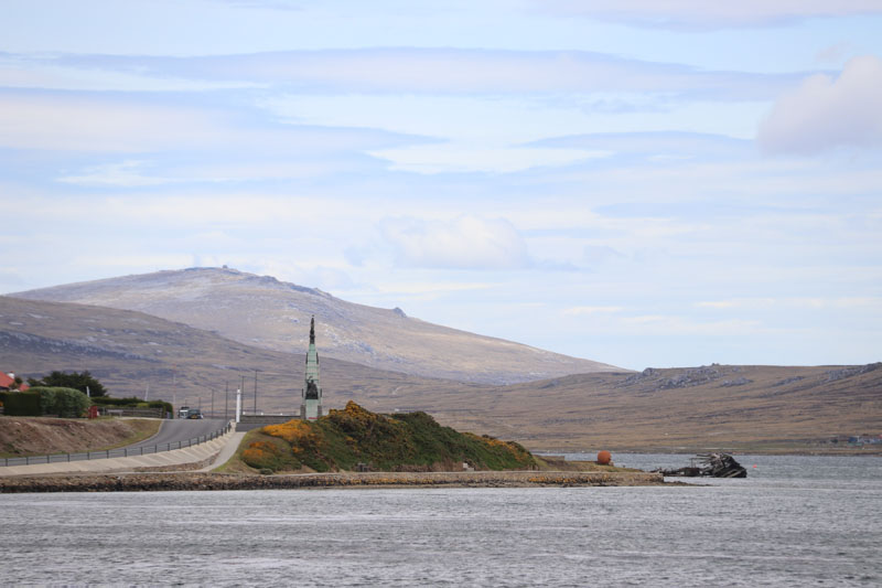 Falklandin sodan muistomerkki Stanleyssa