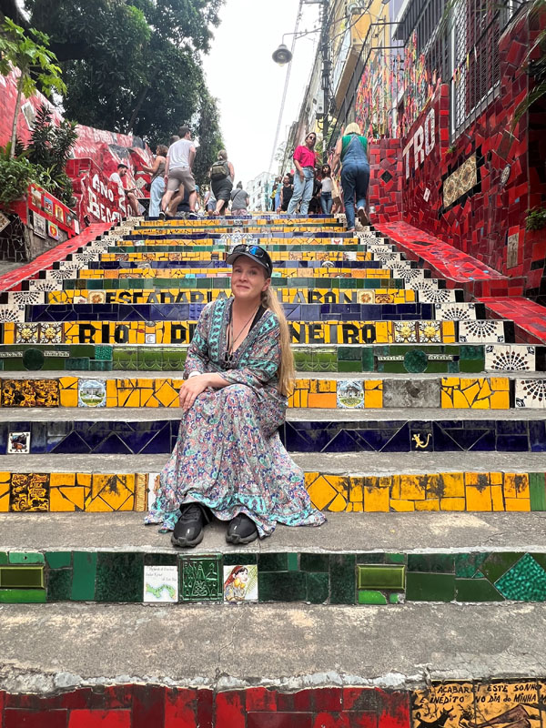 Katri Selaronin portailla Rio de Janeirossa