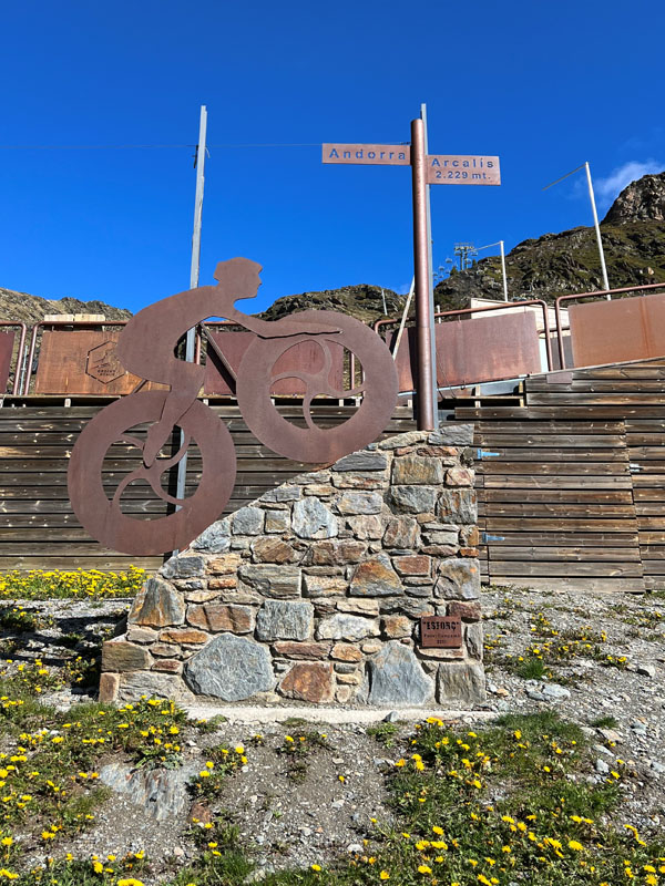Andorra Arcalis pyöräilijä