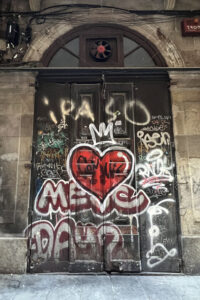 Katutaidetta Barcelonassa