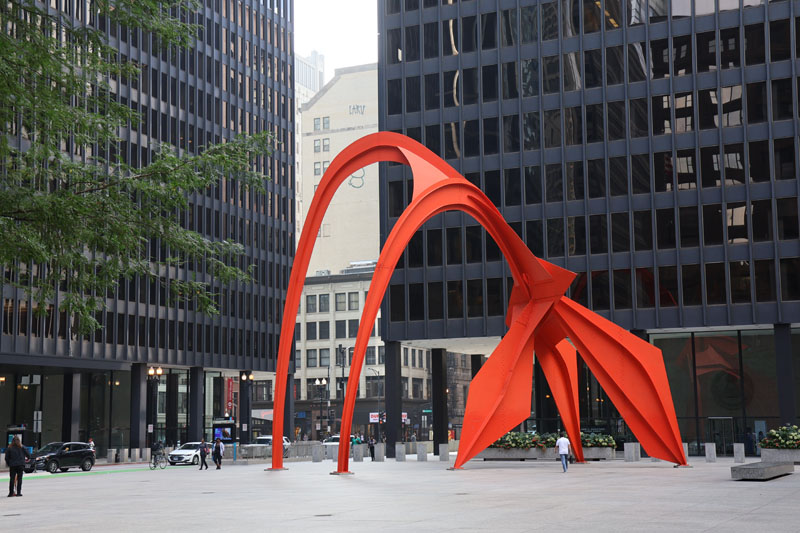 Calder's Flamingo Chicagossa