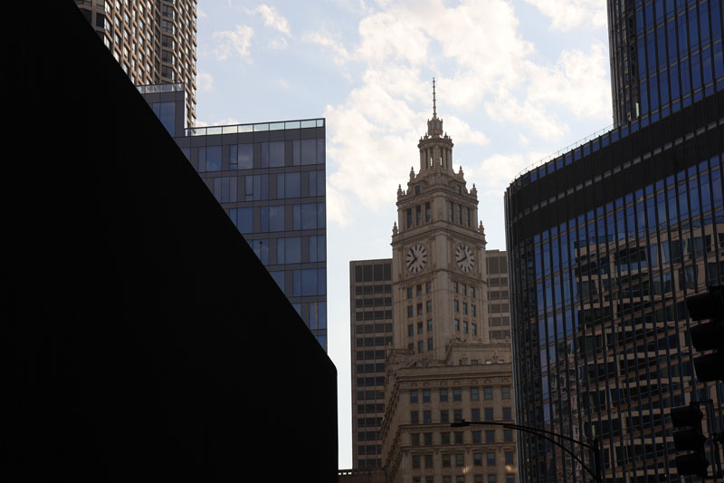 Chicagon keskustan upeita rakennuksia