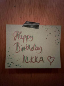 Happy Birthday, Ilkka