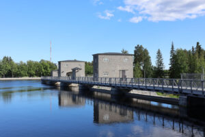 Imatrankosken voimalarakennuksia
