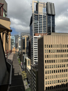 Näkymät parvekkeelta Sydneyssä