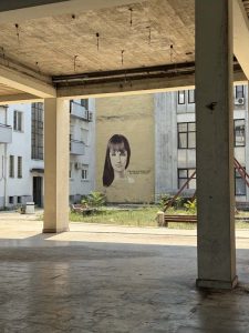 Muraali Podgoricassa Montenegrossa