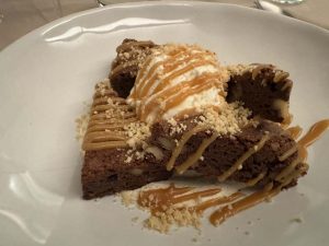 Caramel Brownie Tsinandali Estate hotellin ravintolassa