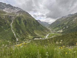 Dolomiiteilla oli kauniita maisemia ihan joka suunnassa