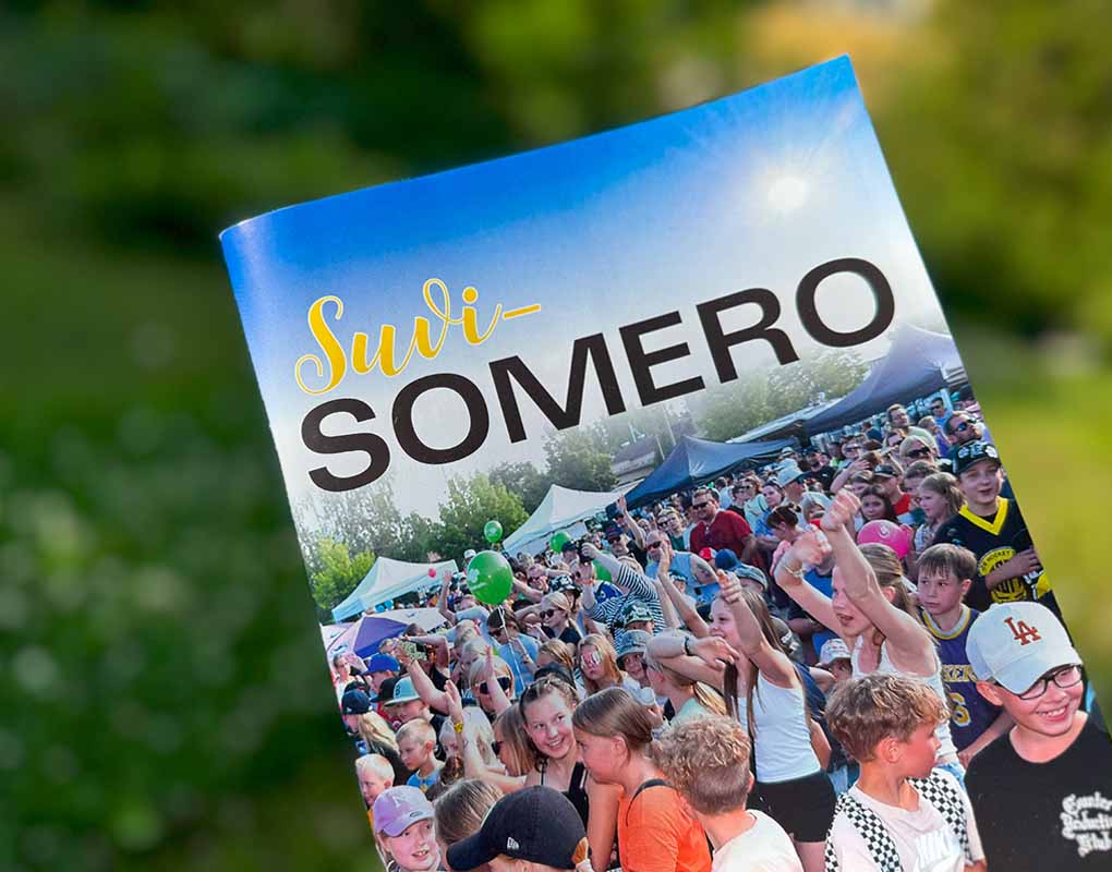 Suvi-Somero -lehti esittelee Someron tapahtumia ja nähtävyyksiä