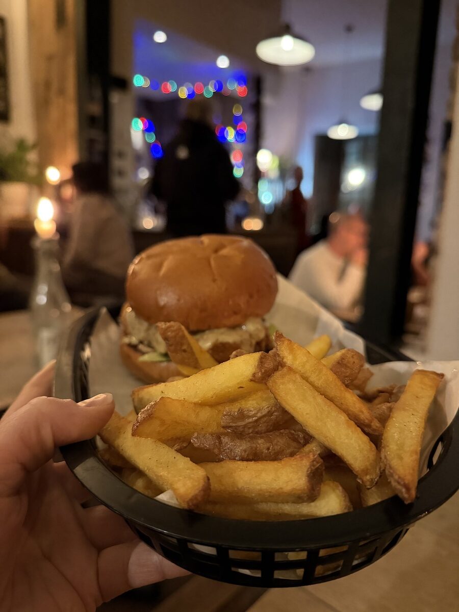 Edinburghilainen kasvisburgeri